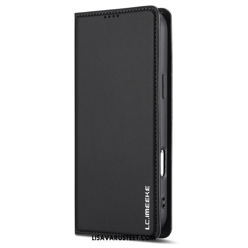 Nahkakotelo iPhone 17 Pro Klassinen Lc.imeeke Suojakuori