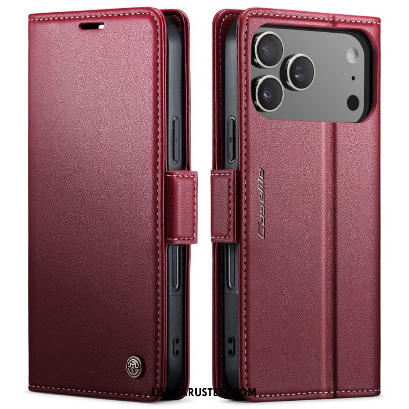 Nahkakotelo iPhone 17 Pro Max Caseme