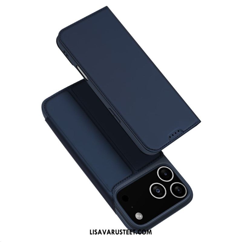 Nahkakotelo iPhone 17 Pro Max Dux Ducis Pro -sarjan Suojakuori