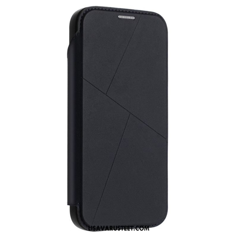 Nahkakotelo iPhone 17 Pro Max Magneettinen Suljin Ja Korttikotelo