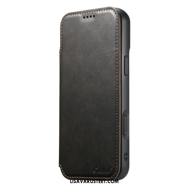 Nahkakotelo iPhone 17 Pro Max Magsafe-yhteensopiva