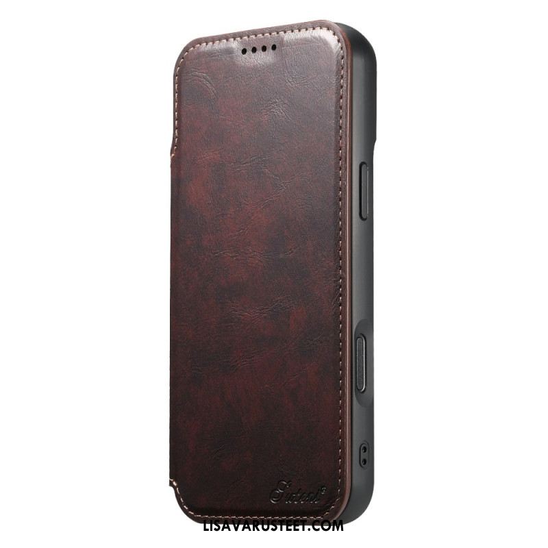 Nahkakotelo iPhone 17 Pro Max Magsafe-yhteensopiva