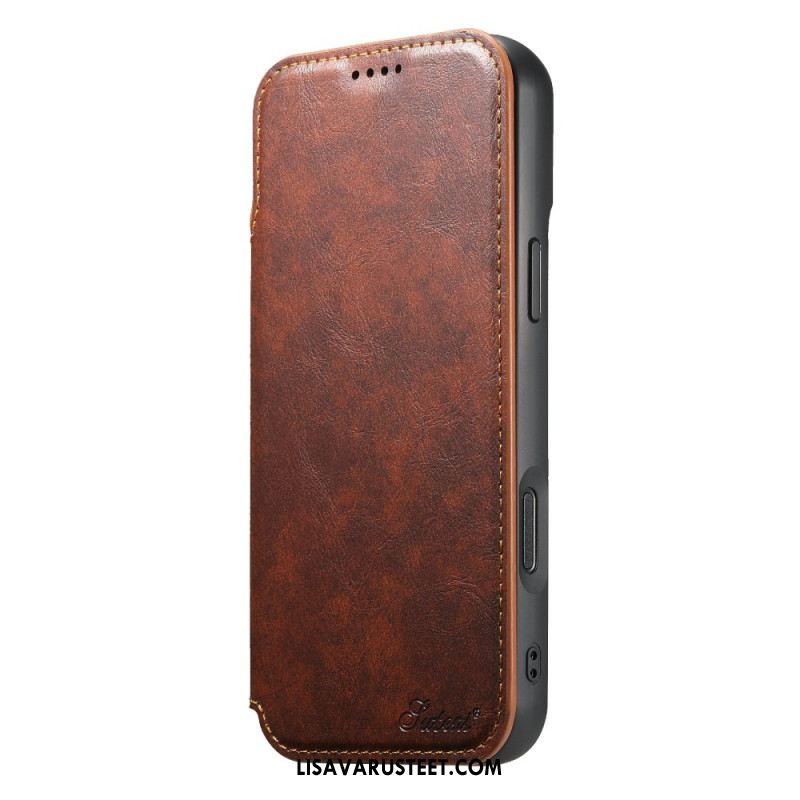 Nahkakotelo iPhone 17 Pro Max Magsafe-yhteensopiva