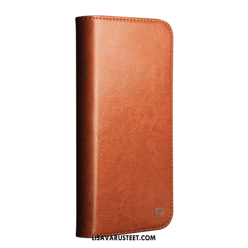 Nahkakotelo iPhone 17 Pro Max Qialino Nahka Suojakuori