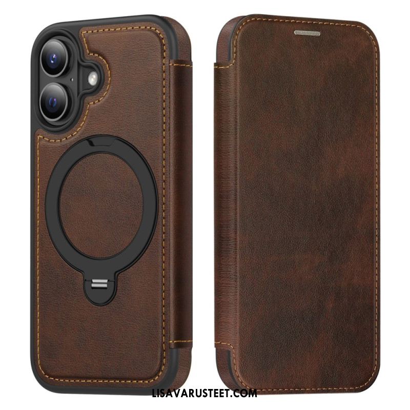 Nahkakotelo iPhone 17 Puhelinkuoret Magsafe-integroitu Rfid-esto