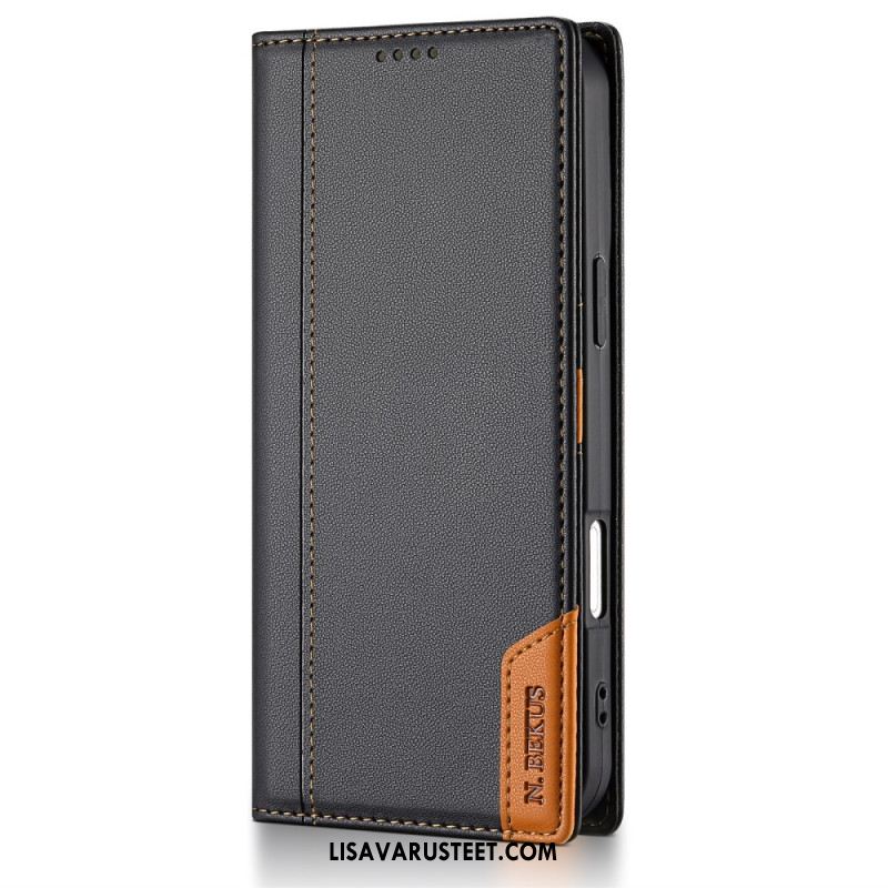 Nahkakotelo iPhone 17 Rfid-esto N.bekus