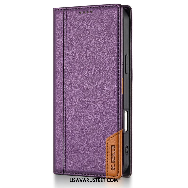 Nahkakotelo iPhone 17 Rfid-esto N.bekus