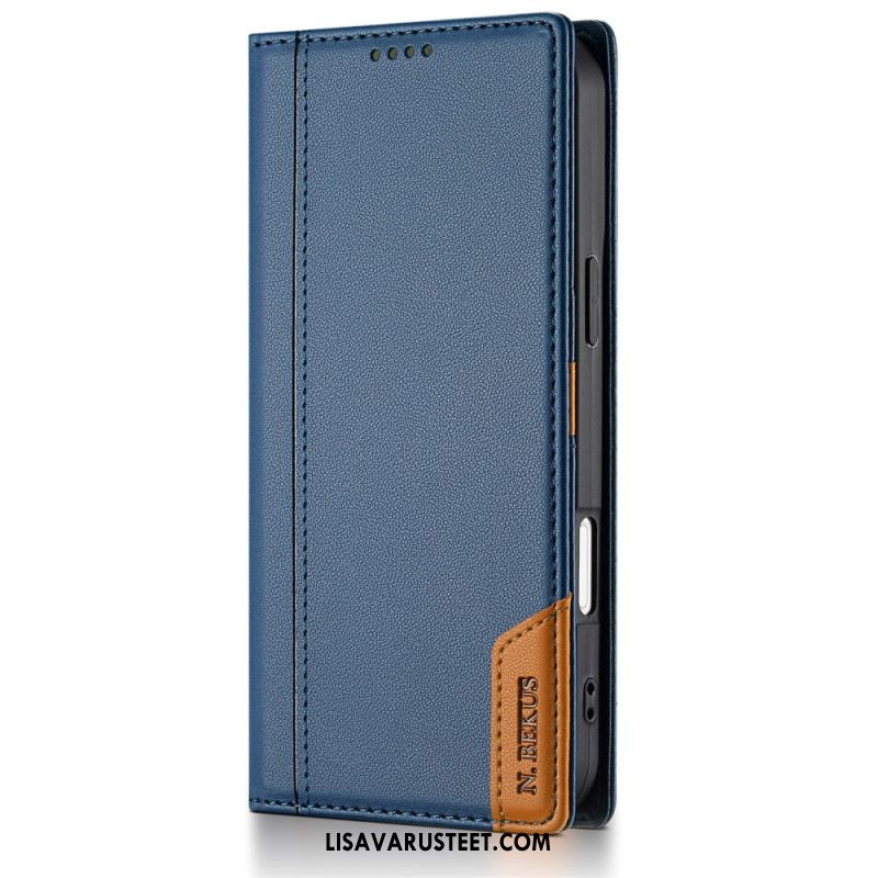 Nahkakotelo iPhone 17 Rfid-esto N.bekus