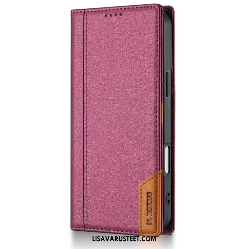 Nahkakotelo iPhone 17 Rfid-esto N.bekus