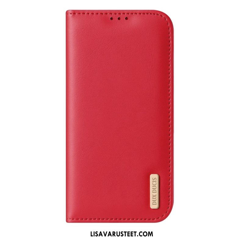 Nahkakotelo iPhone Air Hivo-sarja Dux Duci