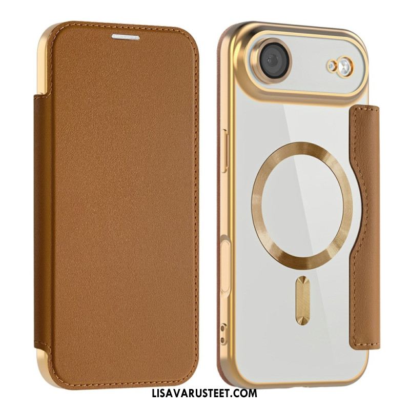 Nahkakotelo iPhone Air Magsafe-yhteensopiva Rfid-korttikotelon Kanssa