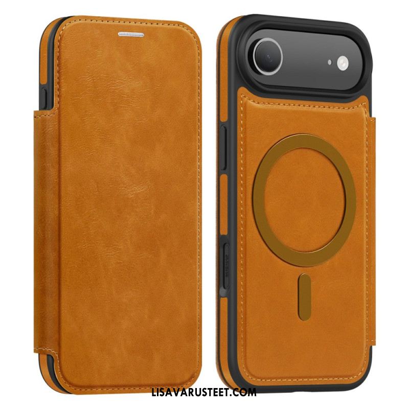 Nahkakotelo iPhone Air Magsafe-yhteensopiva Rfid-korttikotelon Kanssa Suojakuori