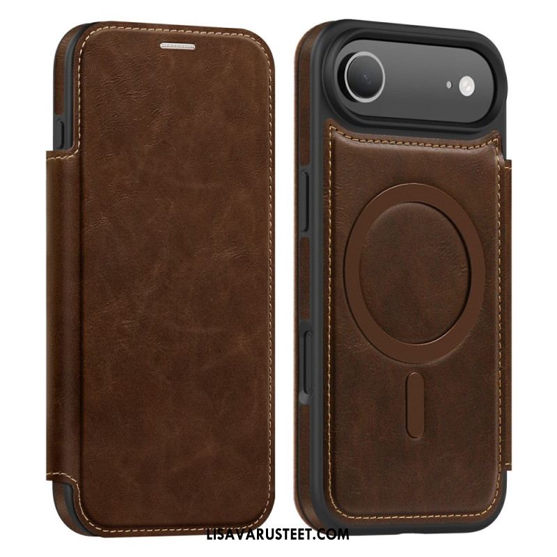 Nahkakotelo iPhone Air Magsafe-yhteensopiva Rfid-korttikotelon Kanssa Suojakuori