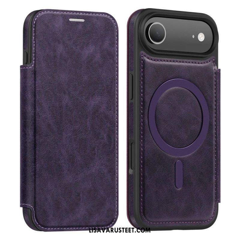 Nahkakotelo iPhone Air Magsafe-yhteensopiva Rfid-korttikotelon Kanssa Suojakuori