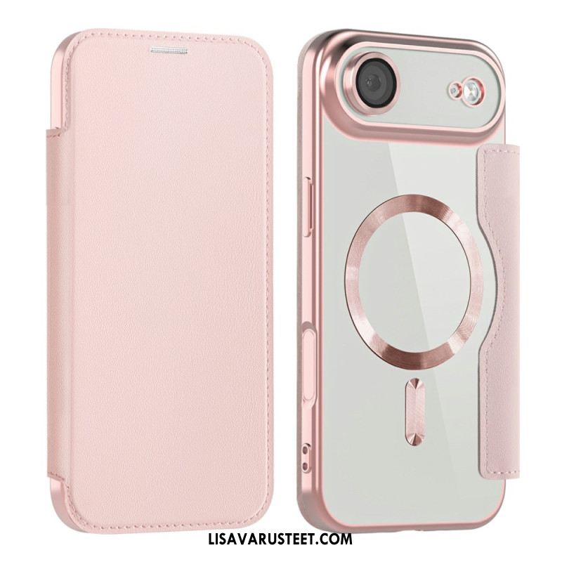 Nahkakotelo iPhone Air Puhelinkuoret Magsafe-yhteensopiva Rfid-eston Kanssa