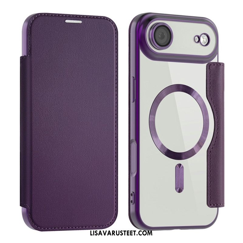 Nahkakotelo iPhone Air Puhelinkuoret Magsafe-yhteensopiva Rfid-eston Kanssa