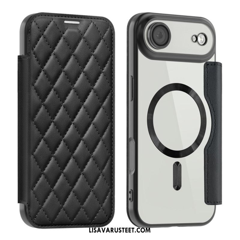 Nahkakotelo iPhone Air Puhelinkuoret Magsafe-yhteensopiva Tikattu