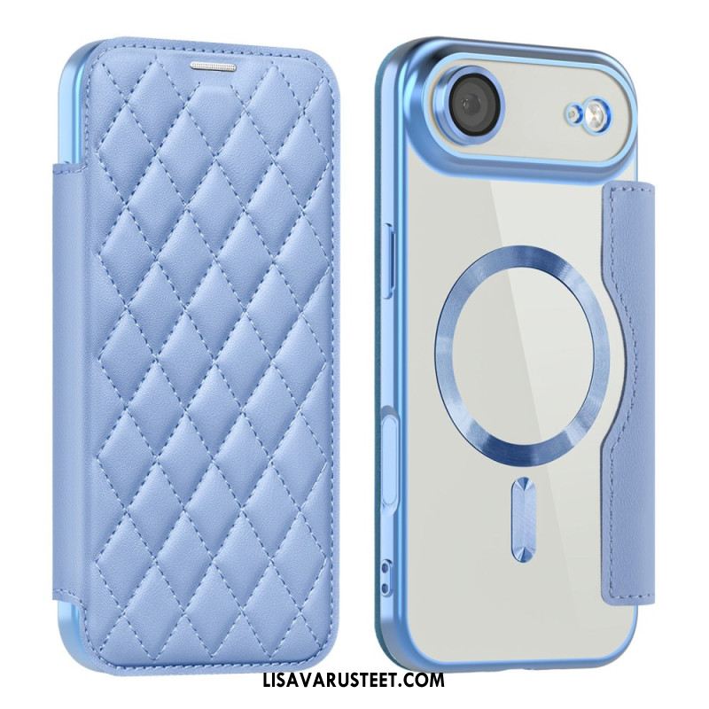 Nahkakotelo iPhone Air Puhelinkuoret Magsafe-yhteensopiva Tikattu