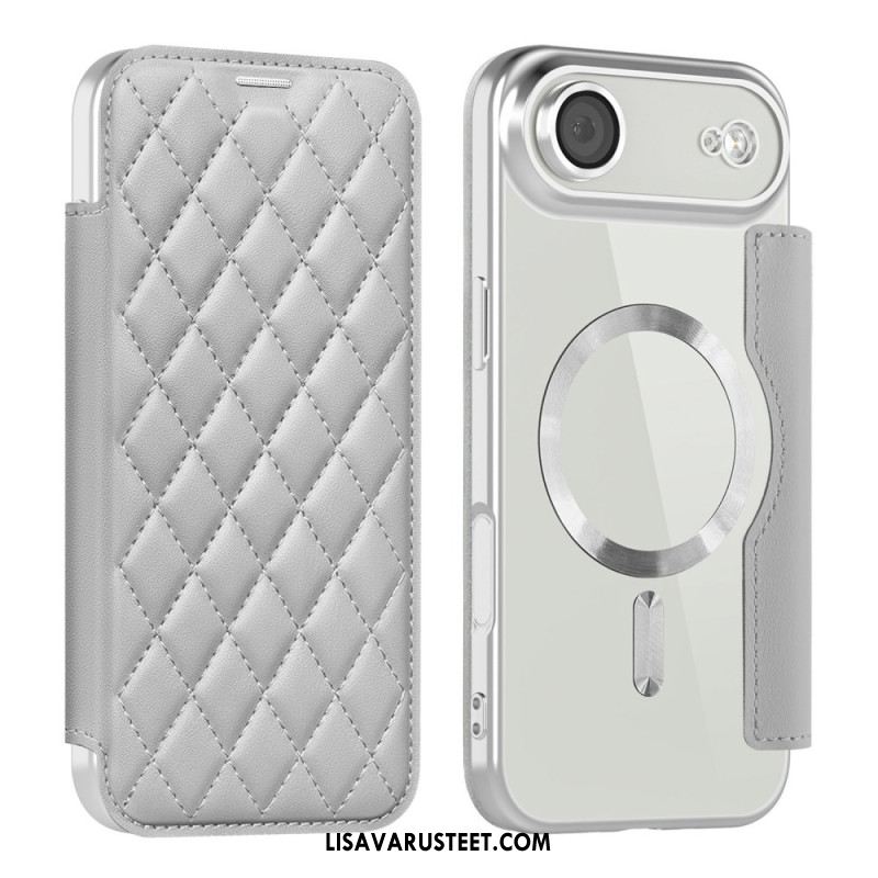 Nahkakotelo iPhone Air Puhelinkuoret Magsafe-yhteensopiva Tikattu