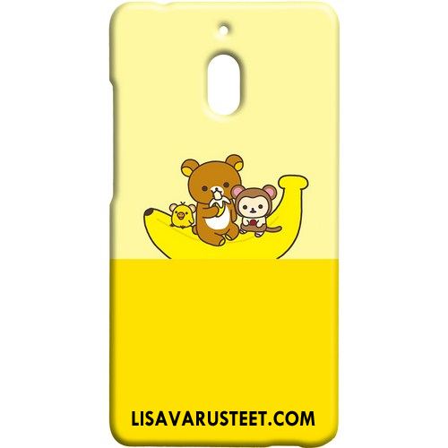 Nokia 2.1 Kuoret Pesty Suede Sininen Kuori Sarjakuva Bear Osta