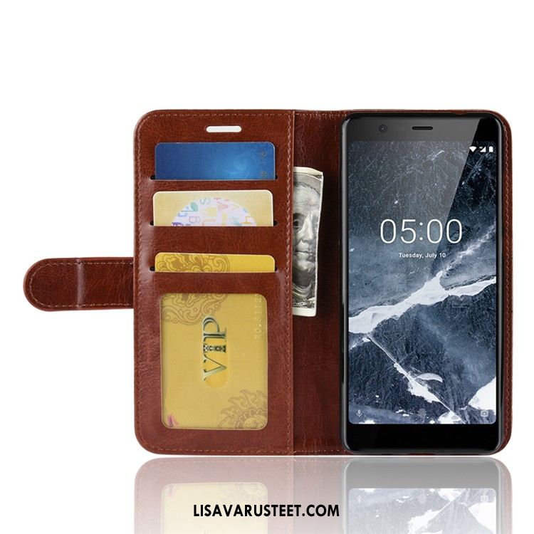 Nokia 5.1 Kuoret Nahkakotelo Suojaus Kuori Puhelimen All Inclusive Halvat