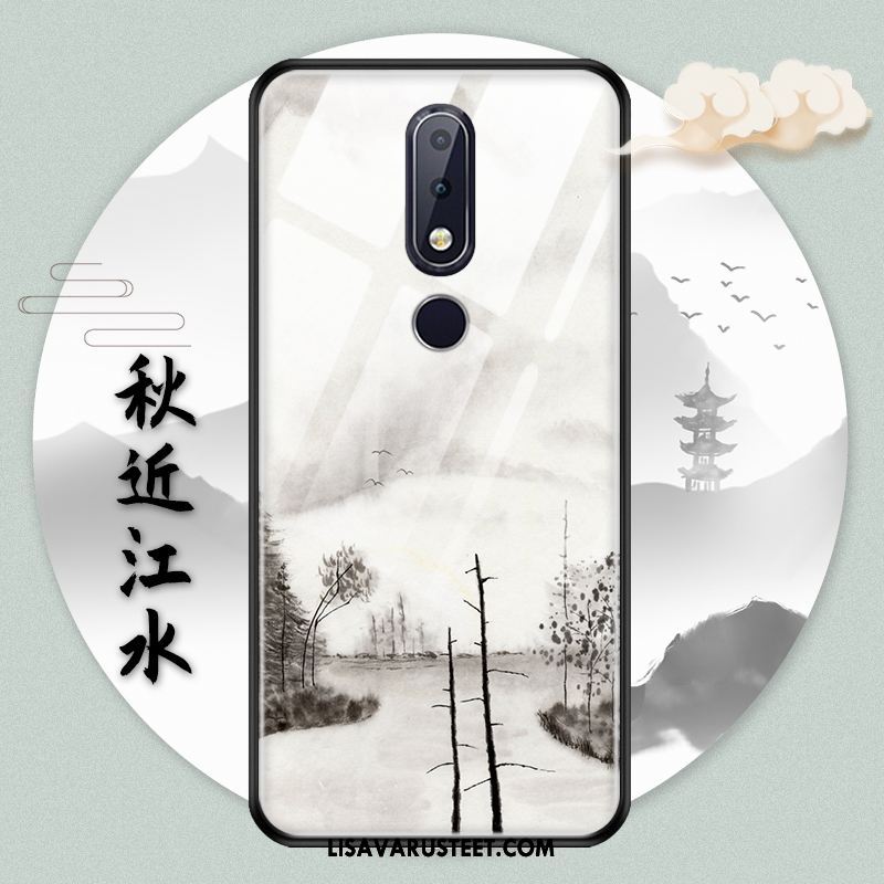 Nokia 5.1 Plus Kuoret Lasi Kiinalainen Tyyli Vuosikerta Puhelimen Kuori Myynti
