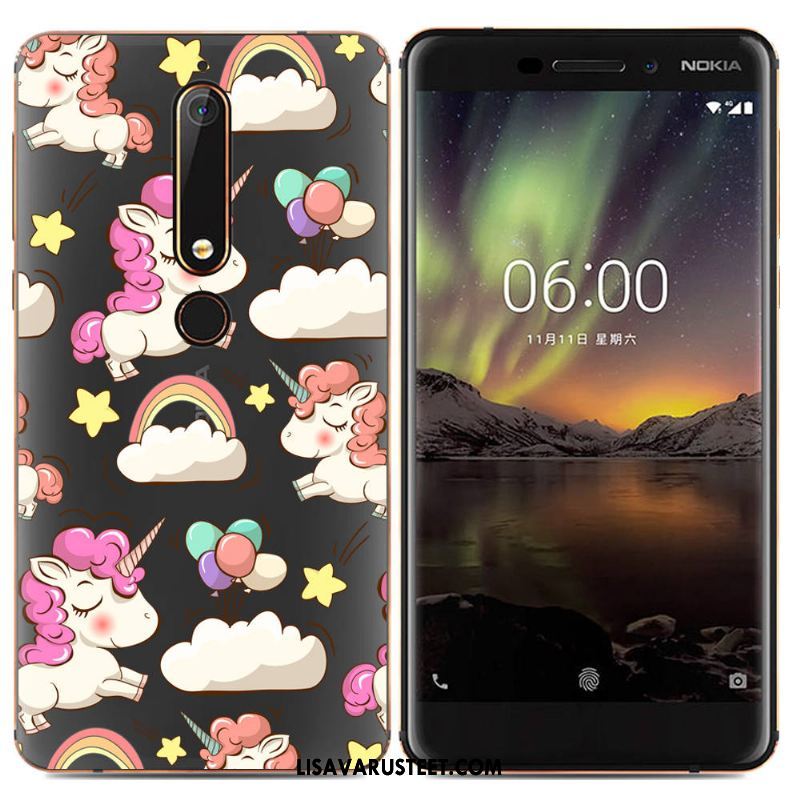 Nokia 6.1 Kuoret Puhelimen Sarjakuva Kotelo Pehmeä Neste Kuori Verkossa