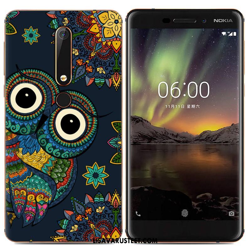 Nokia 6.1 Kuoret Puhelimen Sarjakuva Kotelo Pehmeä Neste Kuori Verkossa