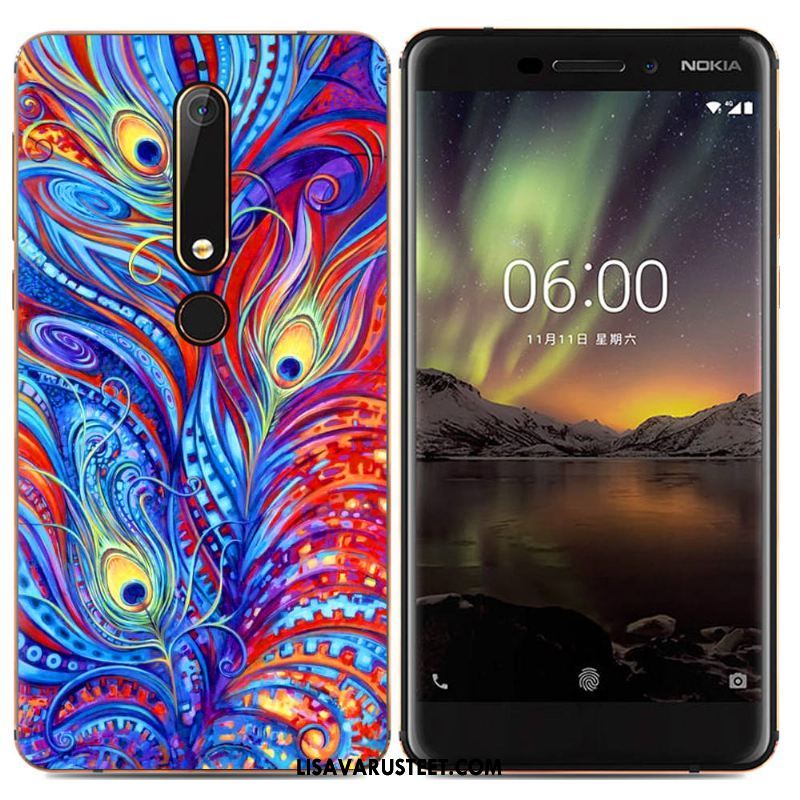 Nokia 6.1 Kuoret Puhelimen Sarjakuva Kotelo Pehmeä Neste Kuori Verkossa