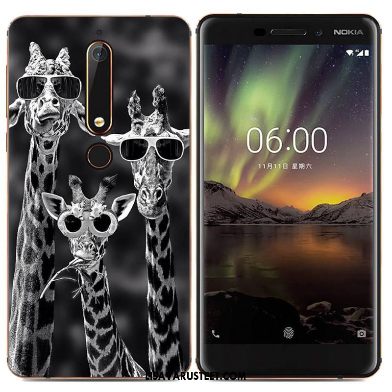 Nokia 6.1 Kuoret Puhelimen Sarjakuva Kotelo Pehmeä Neste Kuori Verkossa