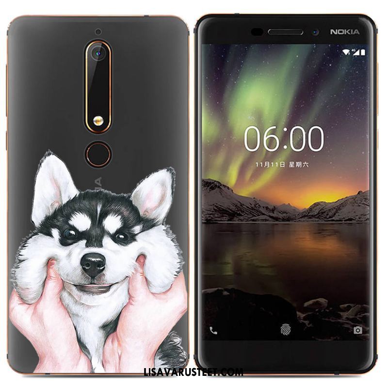 Nokia 6.1 Kuoret Puhelimen Sarjakuva Kotelo Pehmeä Neste Kuori Verkossa