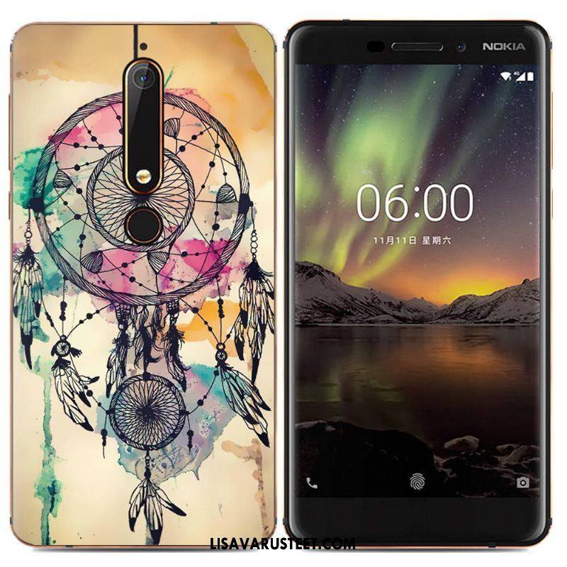 Nokia 6.1 Kuoret Puhelimen Sarjakuva Kotelo Pehmeä Neste Kuori Verkossa