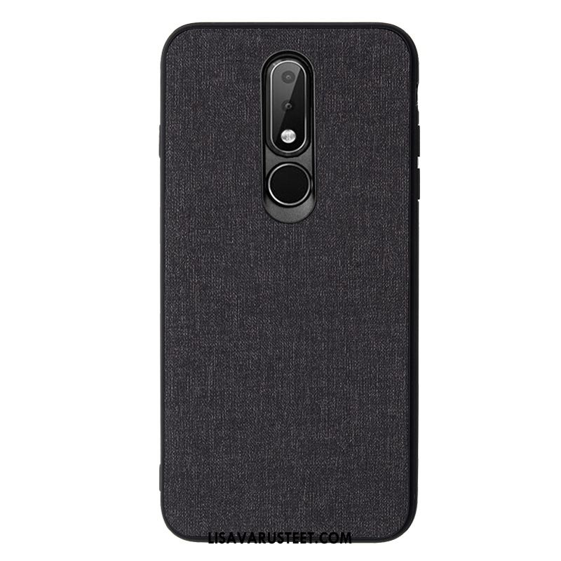 Nokia 6.1 Kuoret Vihreä Pesty Suede Puhelimen Kova Nahka Verkossa