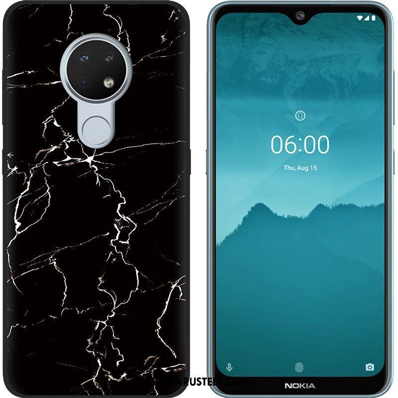 Nokia 6.2 Kuoret Pesty Suede Hyvä Myynti Maalaus Pehmeä Neste Puhelimen Tarjous