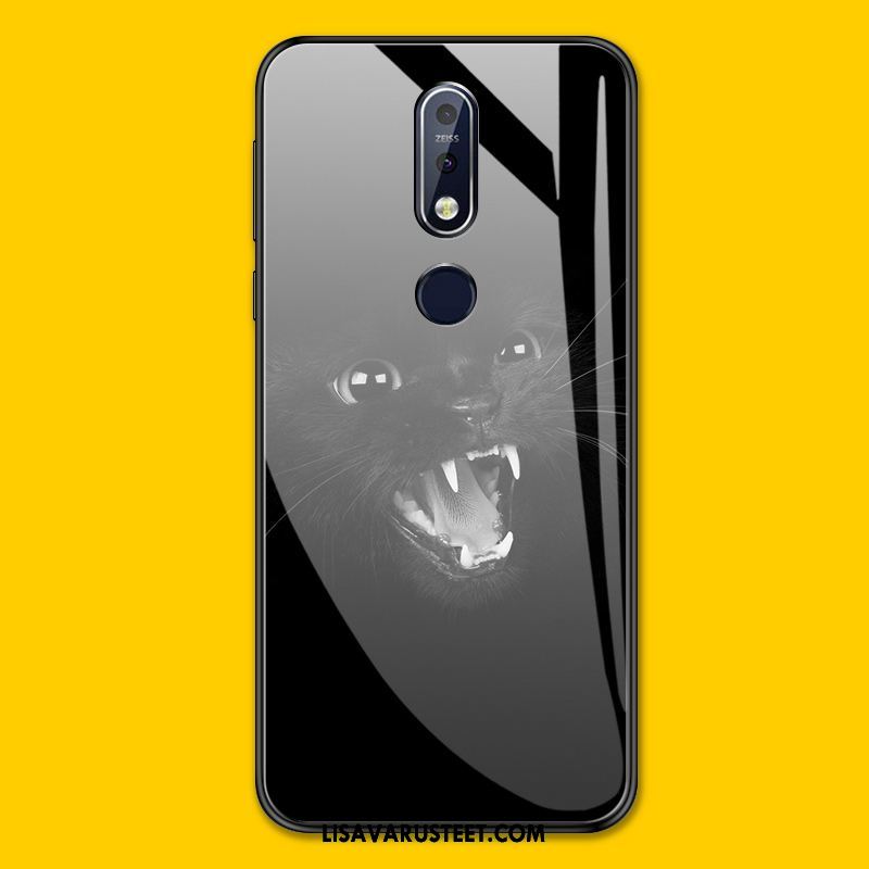 Nokia 7.1 Kuoret Trendi Kotelo Kuori Musta Persoonallisuus Osta
