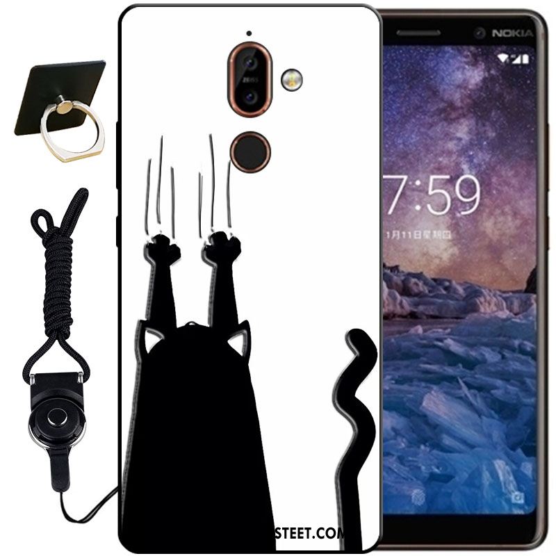 Nokia 7 Plus Kuoret Kohokuviointi Kotelo Kuori Pehmeä Neste Puhelimen Verkossa