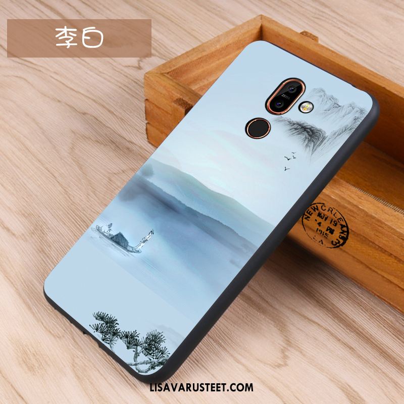 Nokia 7 Plus Kuoret Kotelo Kuori Murtumaton Tummansininen Suojaus Osta