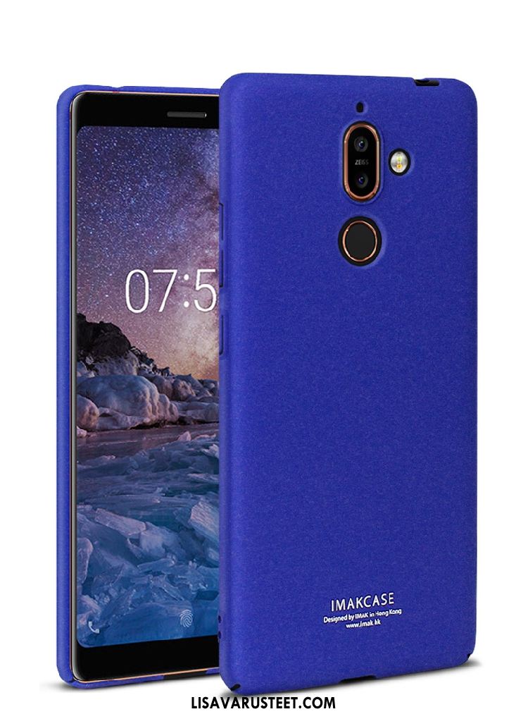 Nokia 7 Plus Kuoret Puhelimen Kotelo All Inclusive Musta Pesty Suede Halvat