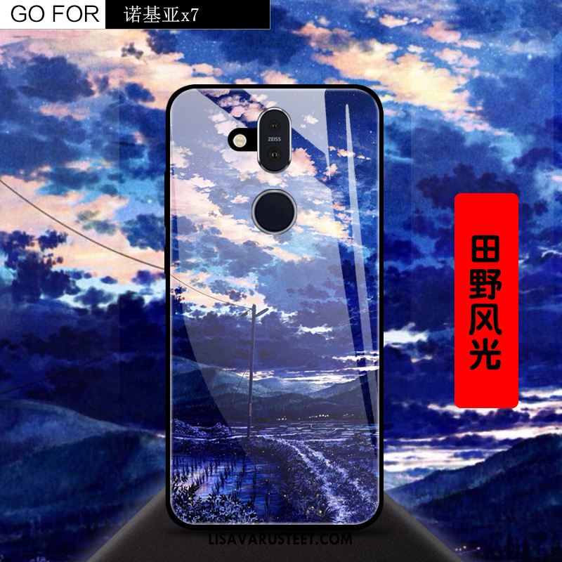 Nokia 8.1 Kuoret Sininen Puhelimen Luova Murtumaton Kuori Myynti