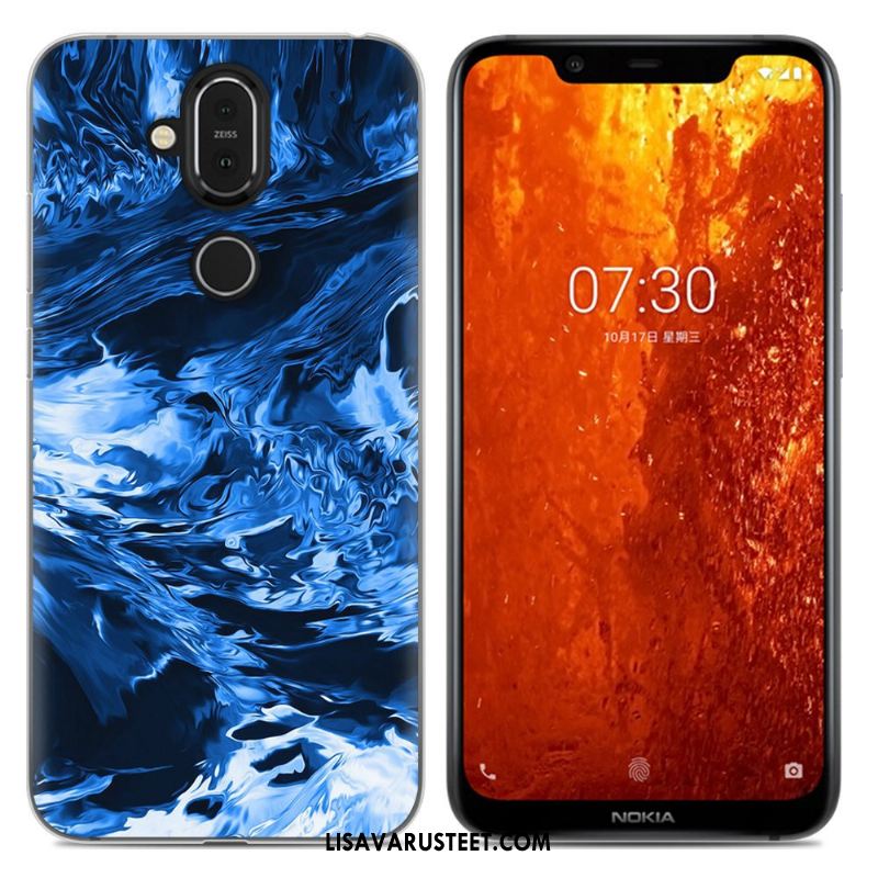 Nokia 8.1 Kuoret Yksinkertainen All Inclusive Sarjakuva Murtumaton Pehmeä Neste Kuori Halvat