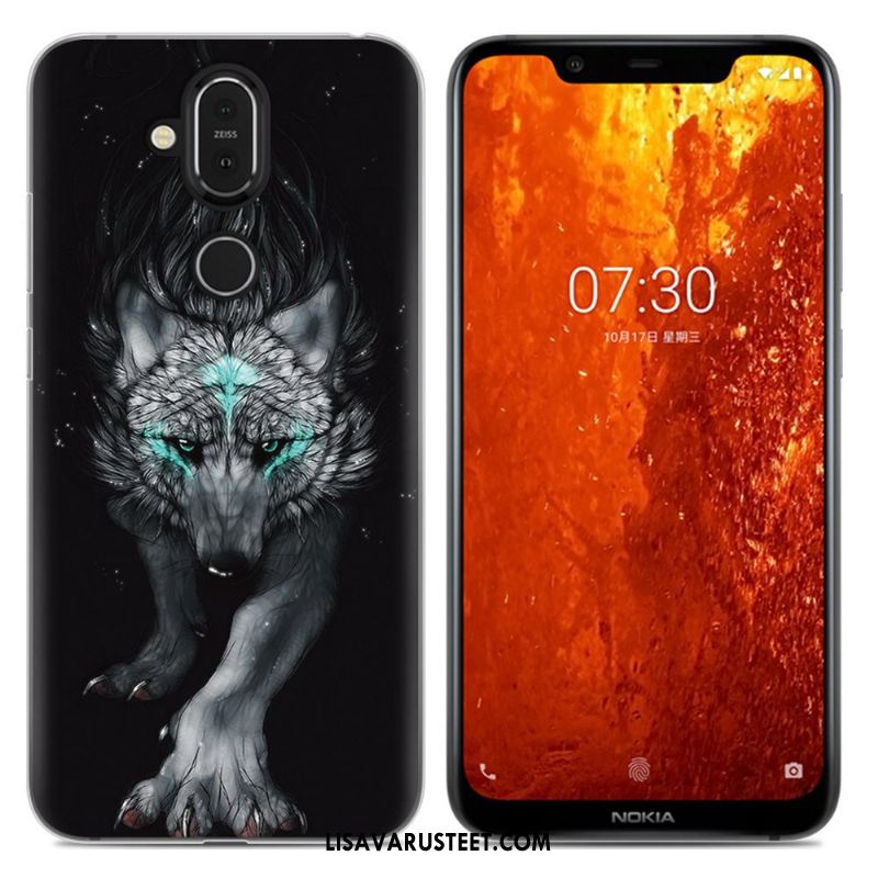 Nokia 8.1 Kuoret Yksinkertainen All Inclusive Sarjakuva Murtumaton Pehmeä Neste Kuori Halvat