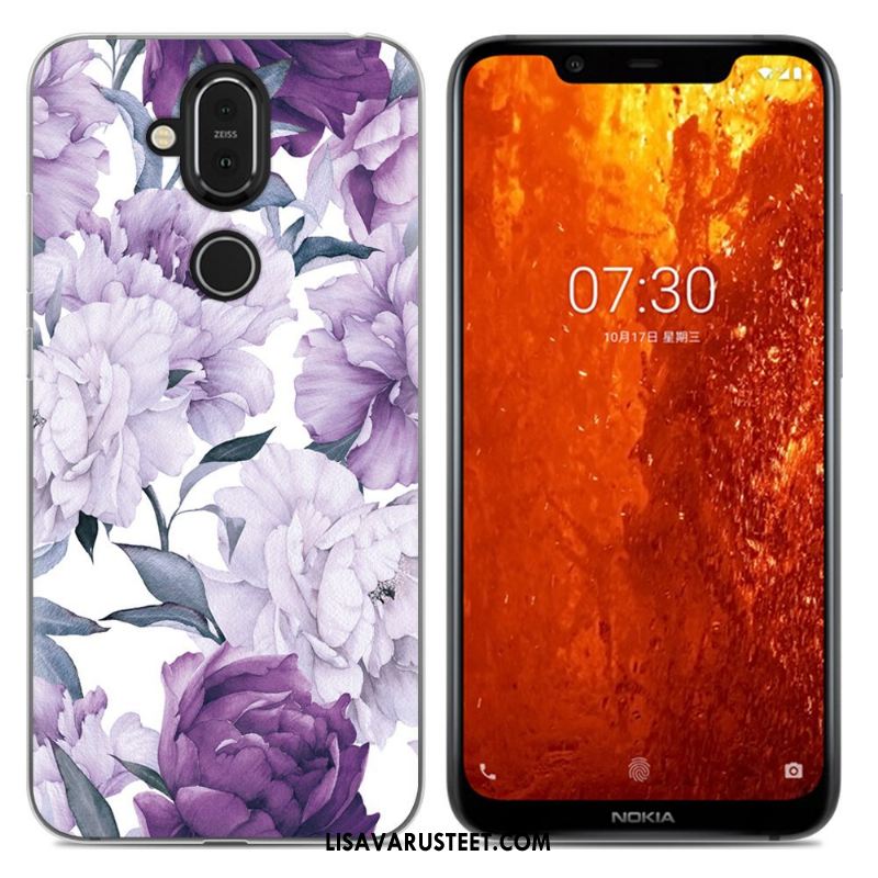 Nokia 8.1 Kuoret Yksinkertainen All Inclusive Sarjakuva Murtumaton Pehmeä Neste Kuori Halvat