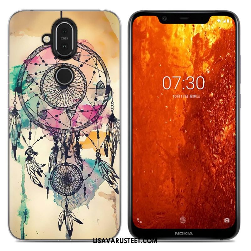 Nokia 8.1 Kuoret Yksinkertainen All Inclusive Sarjakuva Murtumaton Pehmeä Neste Kuori Halvat