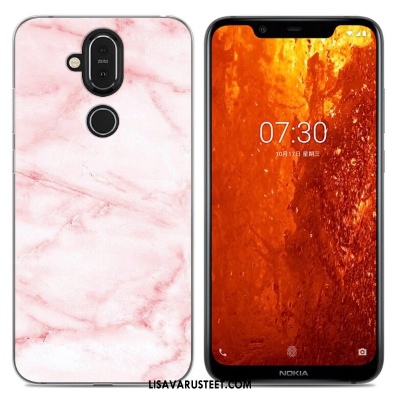 Nokia 8.1 Kuoret Yksinkertainen All Inclusive Sarjakuva Murtumaton Pehmeä Neste Kuori Halvat