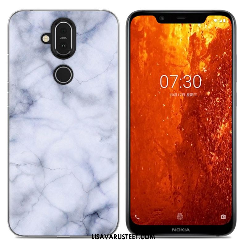 Nokia 8.1 Kuoret Yksinkertainen All Inclusive Sarjakuva Murtumaton Pehmeä Neste Kuori Halvat