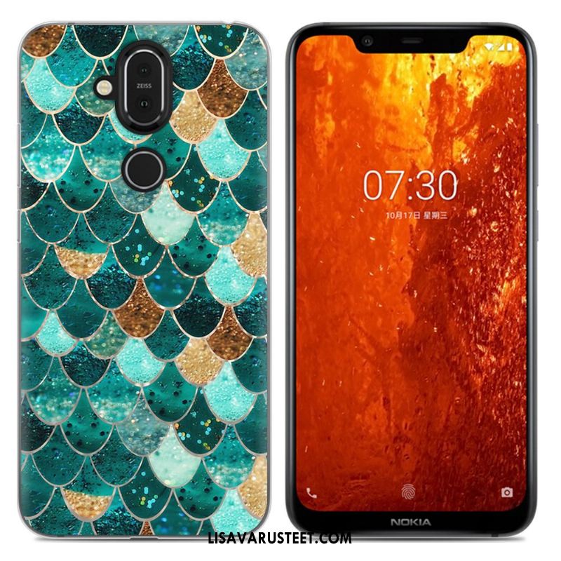 Nokia 8.1 Kuoret Yksinkertainen All Inclusive Sarjakuva Murtumaton Pehmeä Neste Kuori Halvat