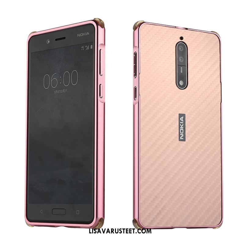 Nokia 8 Kuoret Suojaus Kotelo Metalli All Inclusive Kuori Verkossa