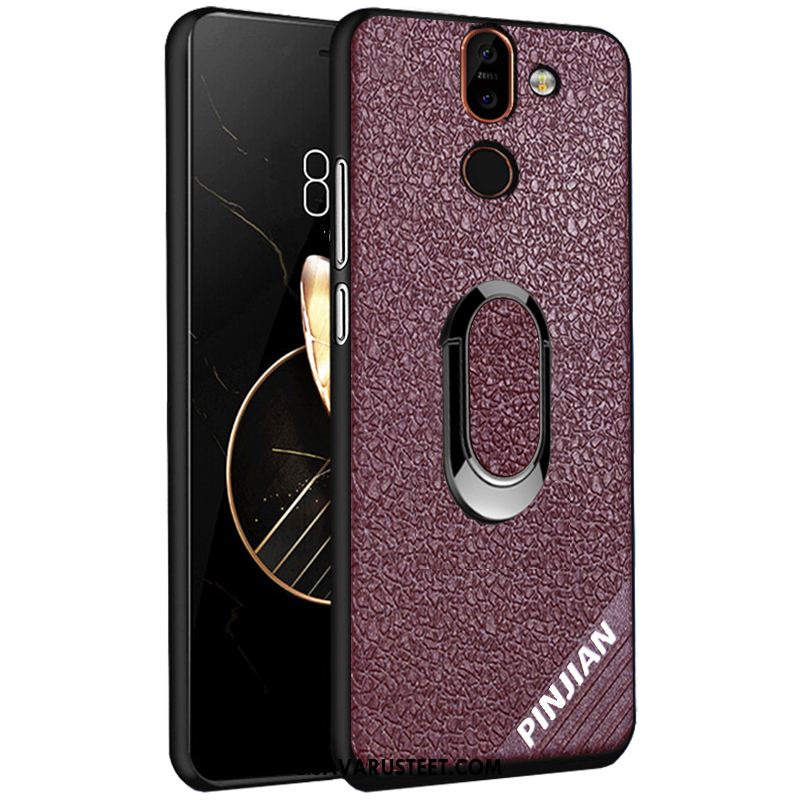 Nokia 8 Sirocco Kuoret Kuori Nahka Korkea Suojaus Sininen Osta