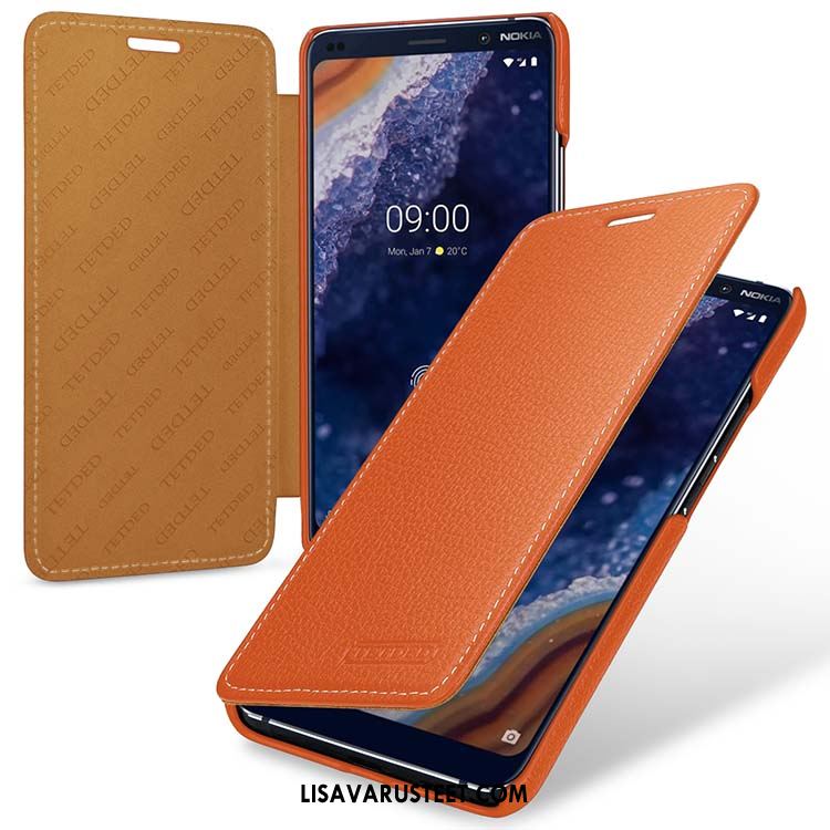 Nokia 9 Pureview Kuoret Tuuli Pu Murtumaton Punainen Aito Nahka Osta