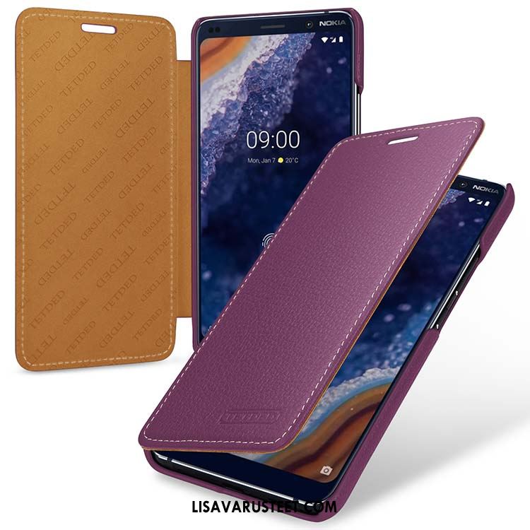 Nokia 9 Pureview Kuoret Tuuli Pu Murtumaton Punainen Aito Nahka Osta